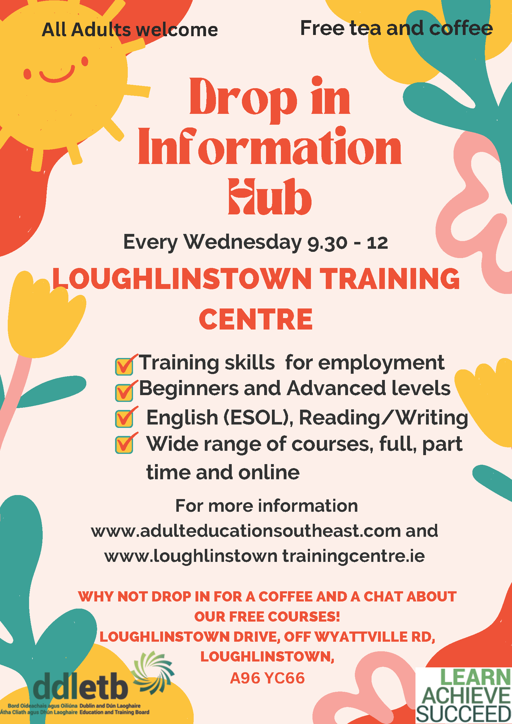 Drop In Information Hub (Loughlinstown)